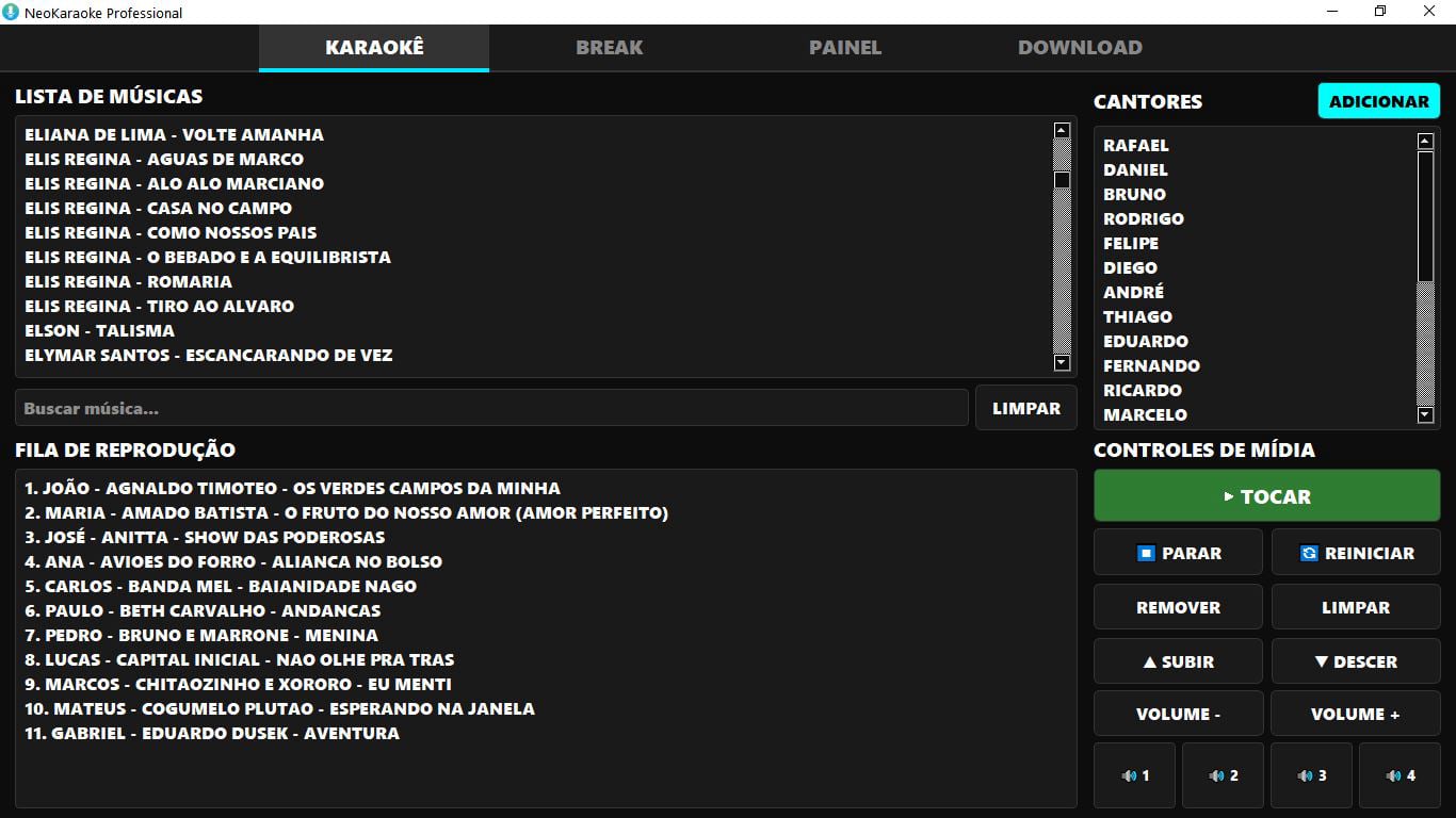 NeoKaraoke Interface